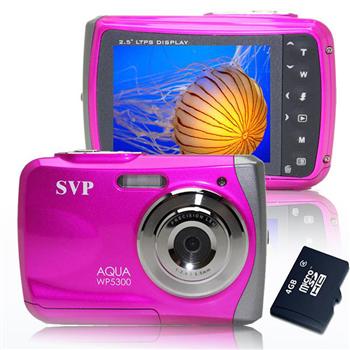 SVP Waterproof 12 MP Digital Video Camera with 4GB Card