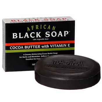 Cocoa Butter & Vitamin E Black Soap