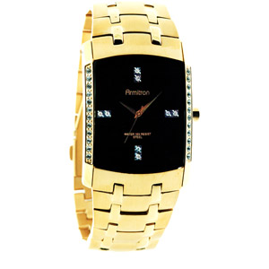 Armitron Men's Gold-Tone Stainless Steel Dress Watch