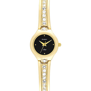 Armitron Women's Gold-Tone Crystal Dress Watch BF