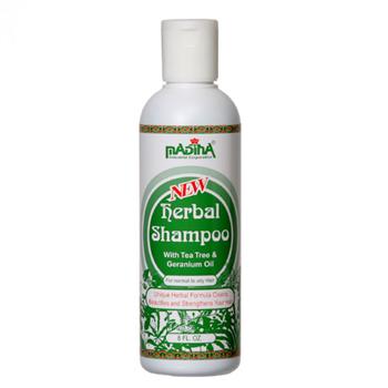 Herbal Shampoo w/Tea Tree & Geranium Oil - 8oz.