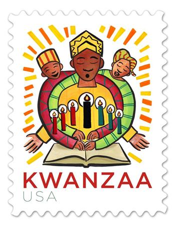Kwanzaa Stamp - 12 ct