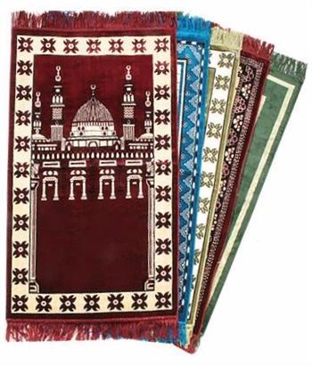 Prayer Rug (Assorted Designs and Colors)