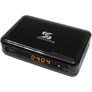 SK Digital-Analog TV Converter Box w/ Universal Remote